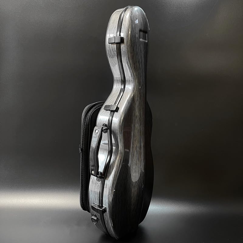 Premium Carbon Fiber Violin Case - Full Size 4/4 & 3/4 Violin Backpack with Shoulder Straps | Durable, Pressure-Resistant & Airline Approved | Includes Music Score Pocket | Perfect for Travel, School & Professional Musicians (Dark Gray)