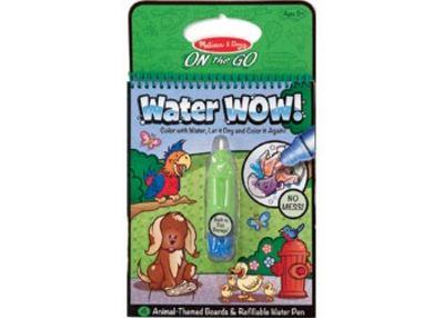 MND5376 Water Wow Animals - Reusable Water Reveal Activity Pad for Kids - Fun & Mess-Free Coloring Book for Toddlers & Preschoolers - Perfect for Travel, Restaurants & Quiet Playtime