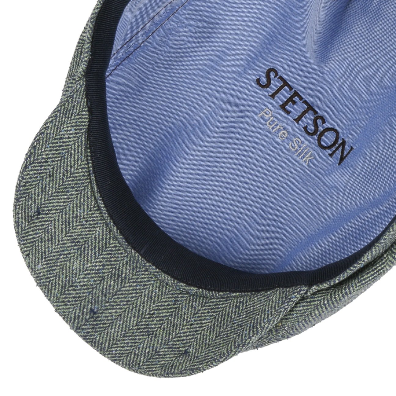 Stetson Milner Men's Silk Flat Cap - Classic Vintage Driving Hat for Golf, Outdoor & Casual Wear