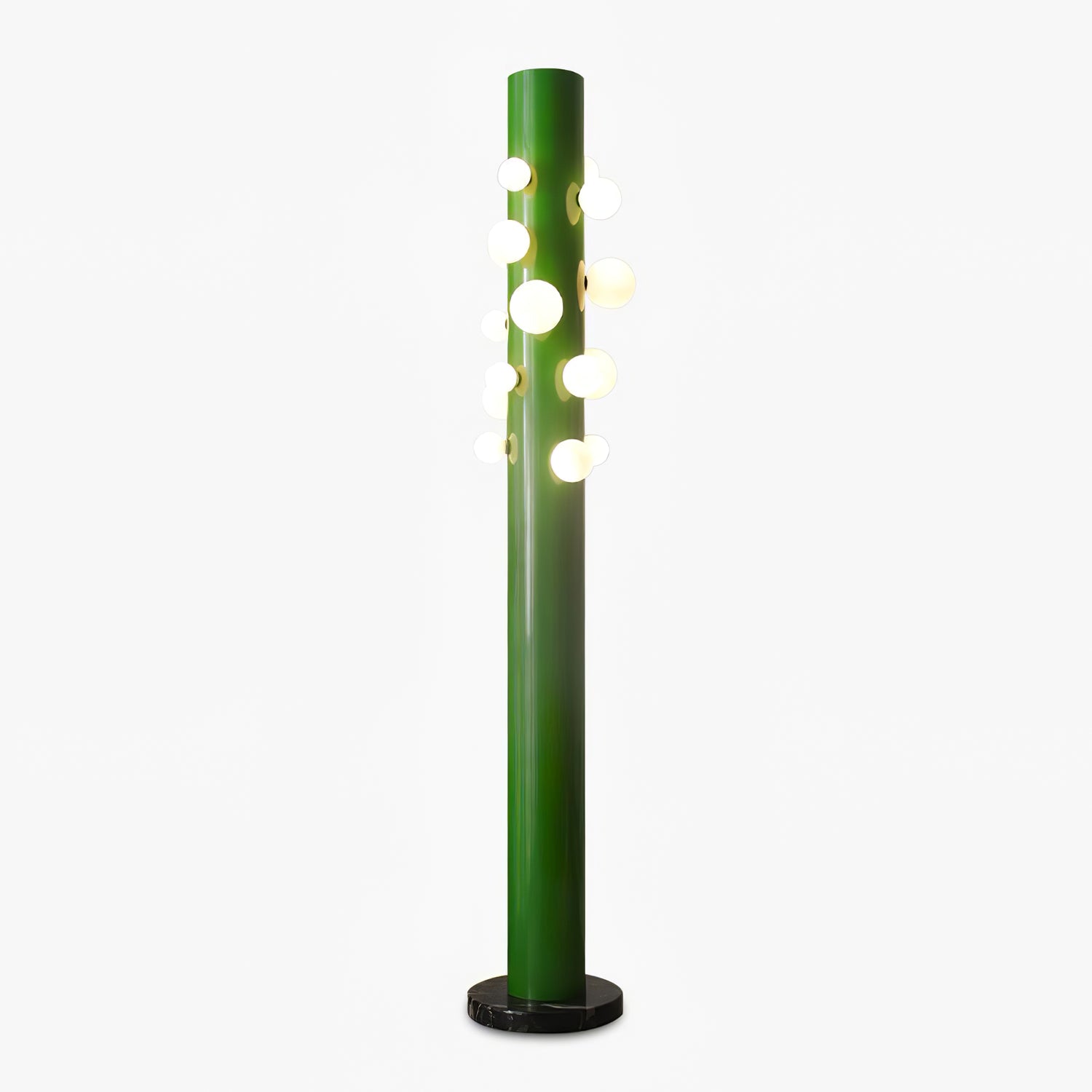 Modern Green Apes LED Floor Lamp with Adjustable Brightness - Stylish Home & Office Lighting for Living Room, Bedroom, or Study