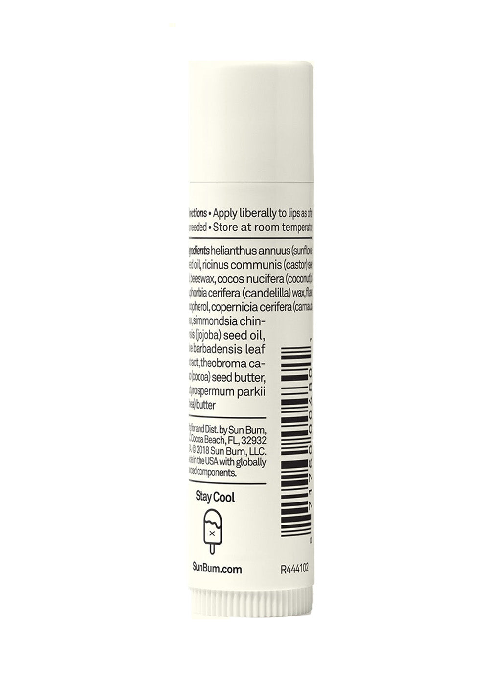 Sun Bum Pina Colada CocoBalm Lip Balm - Tropical Coconut & Pineapple Flavor for Hydrated Lips - Perfect for Beach Days, Outdoor Activities & Dry Weather Protection