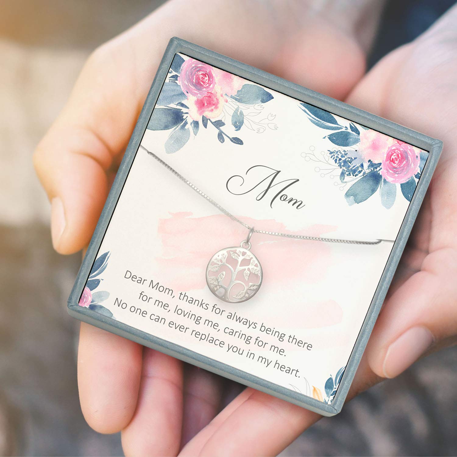 Dear Mom Quote Gift - Heartfelt Mother's Day & Birthday Present from Daughter - Unconditional Love Sentimental Card - Perfect for Mom's Special Occasions & Keepsake Memories