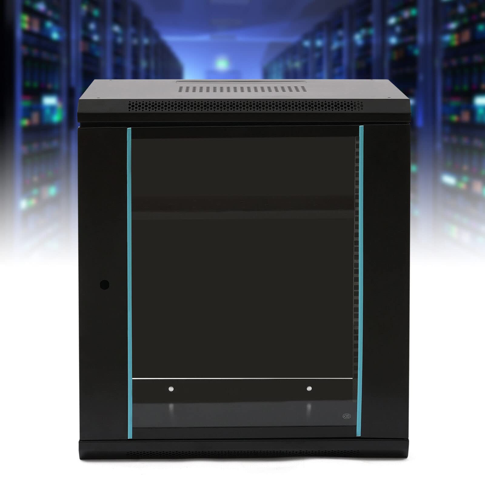12U 450mm Deep Wall Mount Server Rack Cabinet - Network Equipment Enclosure for Home Office & Data Center | Perfect for Server Rooms, Network Switch Storage & IT Infrastructure Organization
