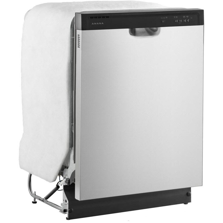 Amana 24 Inch Built-In Dishwasher ADFS2524RS - Stainless Steel, Energy Star Certified, Ultra Quiet Operation - Perfect for Small Kitchens and Apartments
