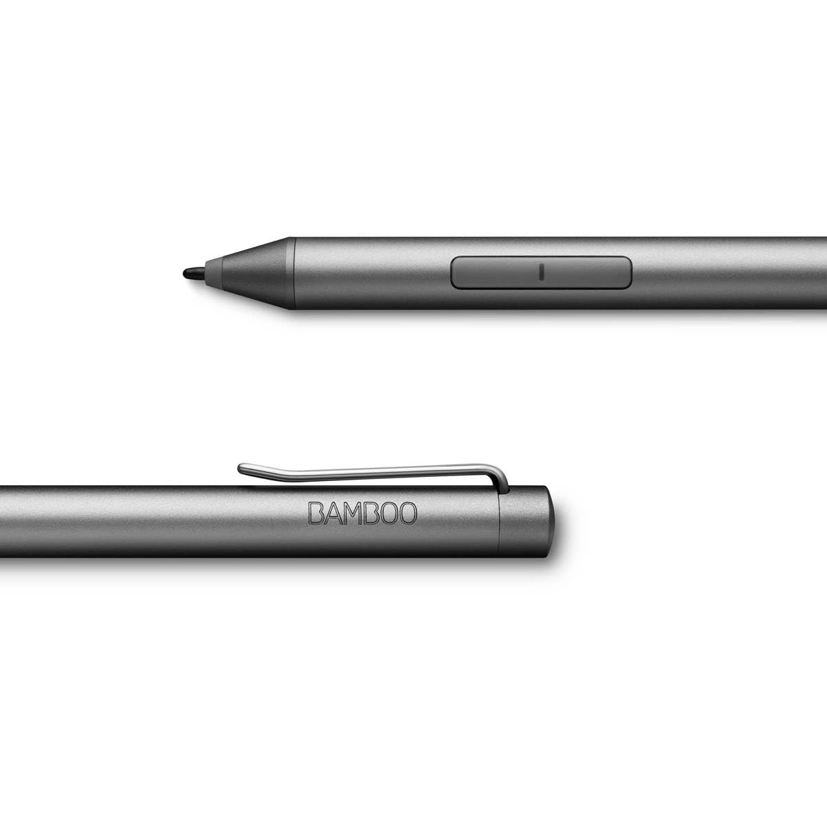Wacom Bamboo Ink 2nd Gen Smart Stylus for Windows Ink | Grey Compact Design | Perfect for Note-Taking, Sketching & Digital Art