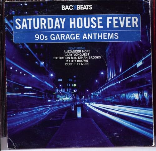 Saturday House Fever - 90's Garage Anthems Vinyl Record | Nostalgic Dance Music for Parties, Workouts & Retro Vibes
