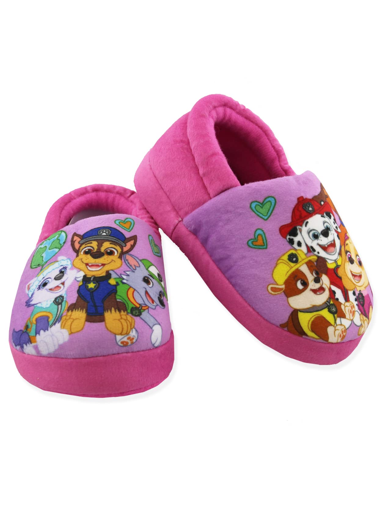 Paw Patrol Boys & Girls Alien Slippers for Toddlers & Little Kids - Soft & Comfortable House Shoes for Indoor Play & Lounge Wear