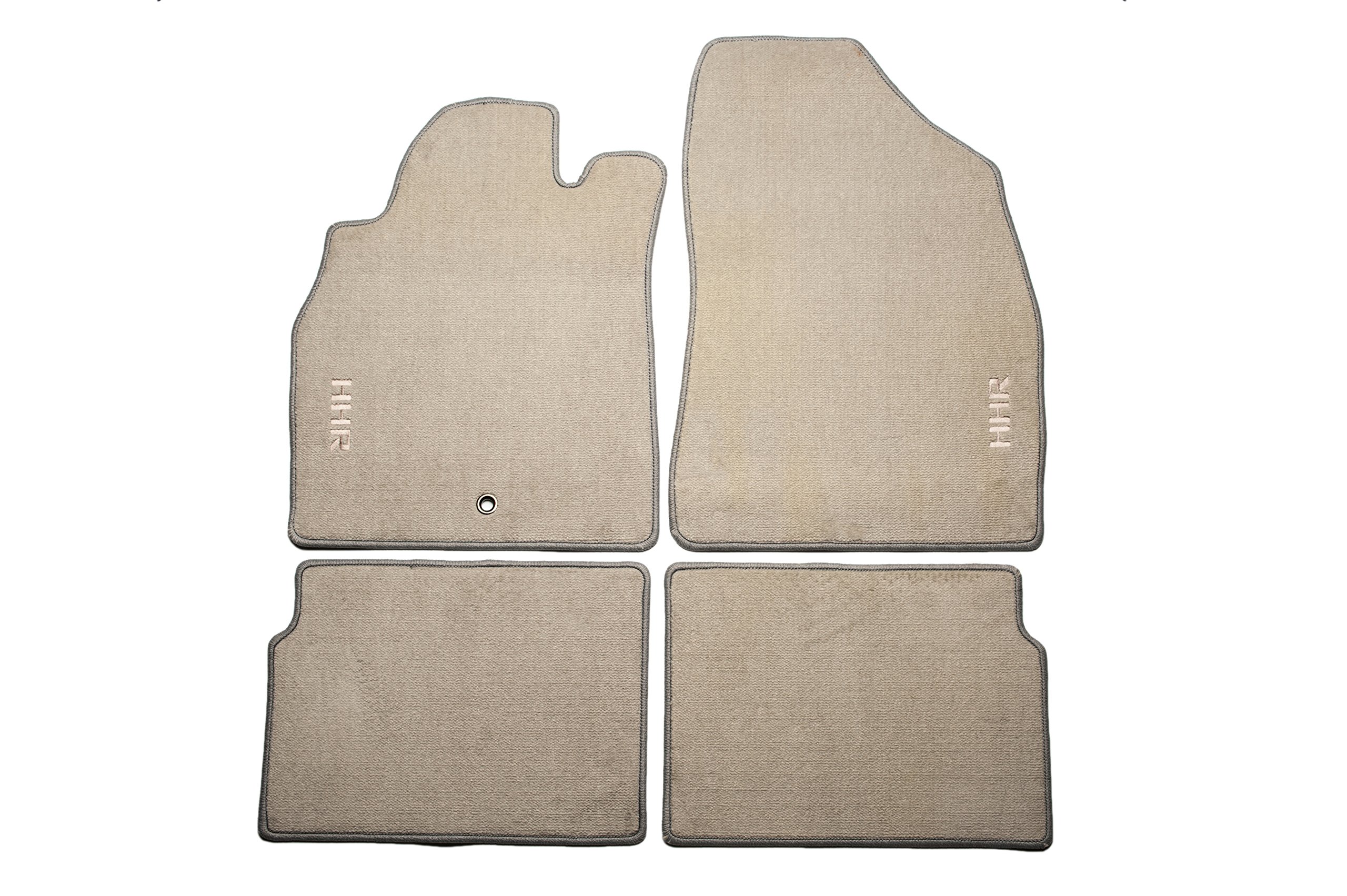 Premium GM Accessories 19156105 Front & Rear Carpeted Floor Mats - Gray with HHR Logo | All-Weather Protection & Custom Fit for Chevy HHR Models | Perfect for Daily Commute, Road Trips & Vehicle Interior Protection