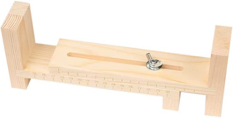 Paracord Bracelet Maker Kit - Wooden U-Shape DIY Braiding Jig Tool with Clear Scale & 2 Clamps for Handcrafting Survival Bracelets | Perfect for Outdoor Enthusiasts, Camping, Hiking and Gift Making