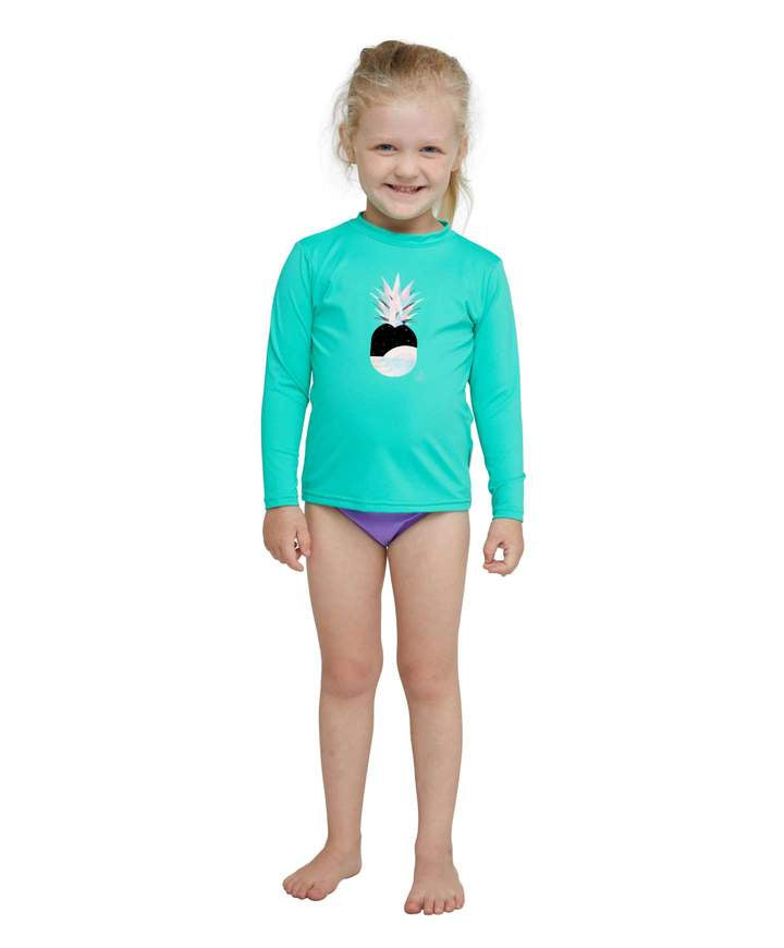 O'Neill Toddler Ozone Long Sleeve Rashguard Shirt - UPF 50+ Sun Protection for Beach, Swimming & Outdoor Activities