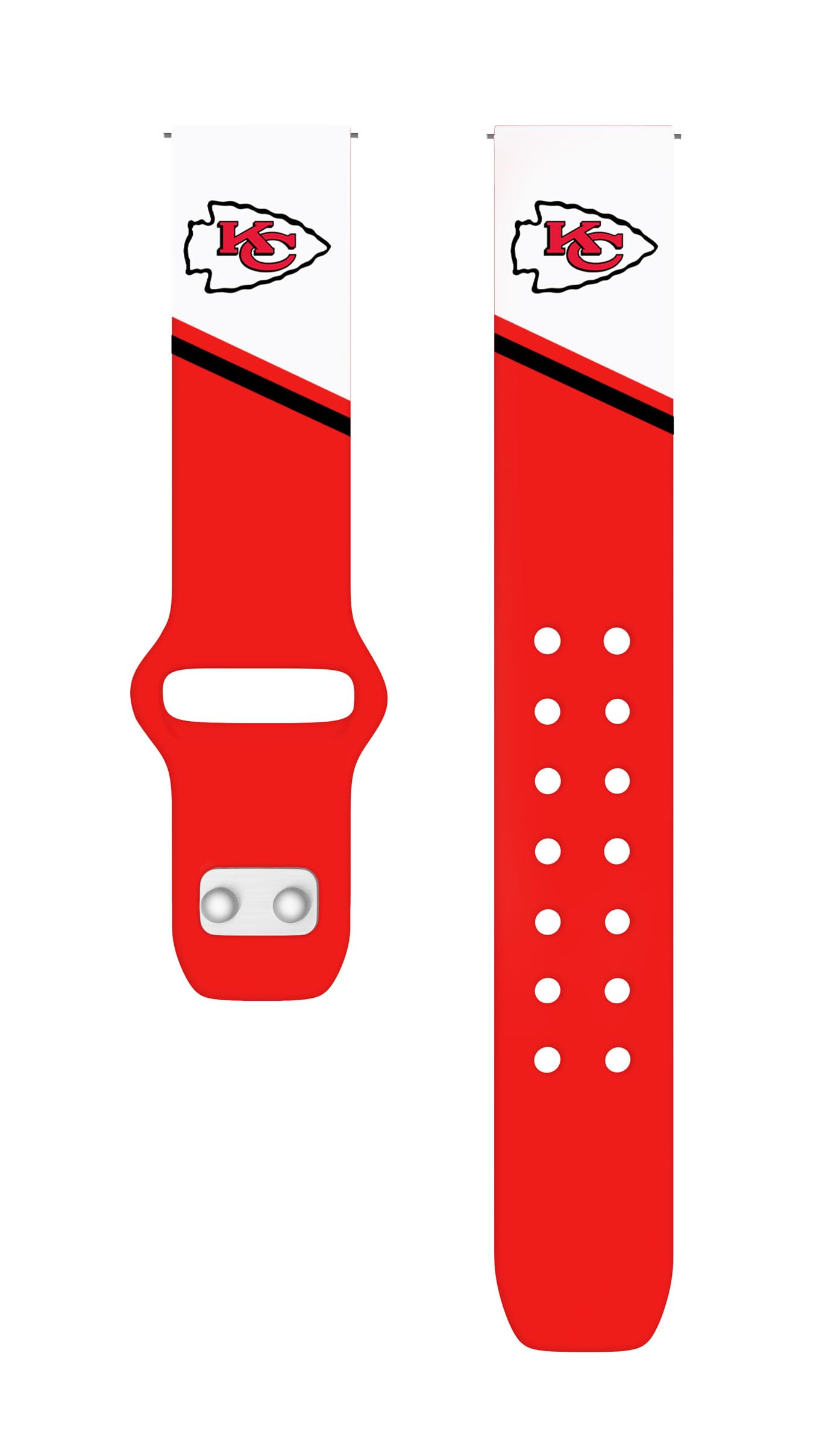 Kansas City Chiefs HD Champion Series Watch Band for Samsung Galaxy Watch - Stylish Sports Smartwatch Accessory for Game Day & Everyday Wear