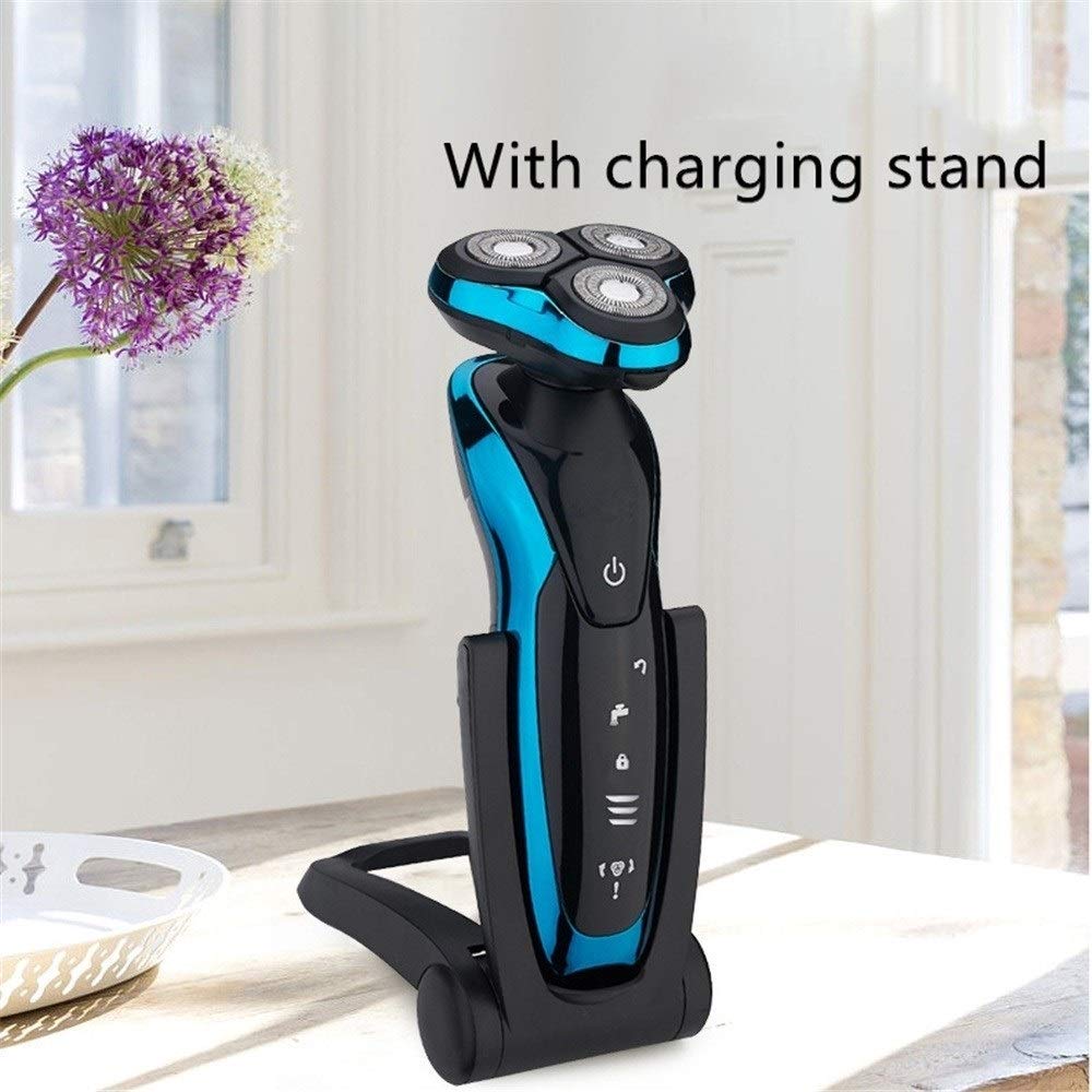 4D Electric Shaver for Men - Waterproof Floating Head Beard Trimmer with Washable Blades | Perfect for Travel, Gym & Daily Grooming