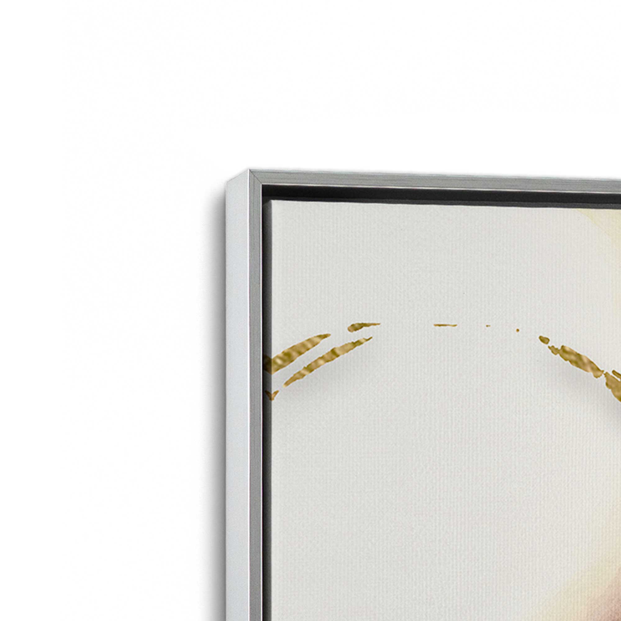 Golden Echoes Wall Art - Set of 2 Canvas Prints for Living Room & Bedroom Decor | Modern Home & Office Wall Decorations