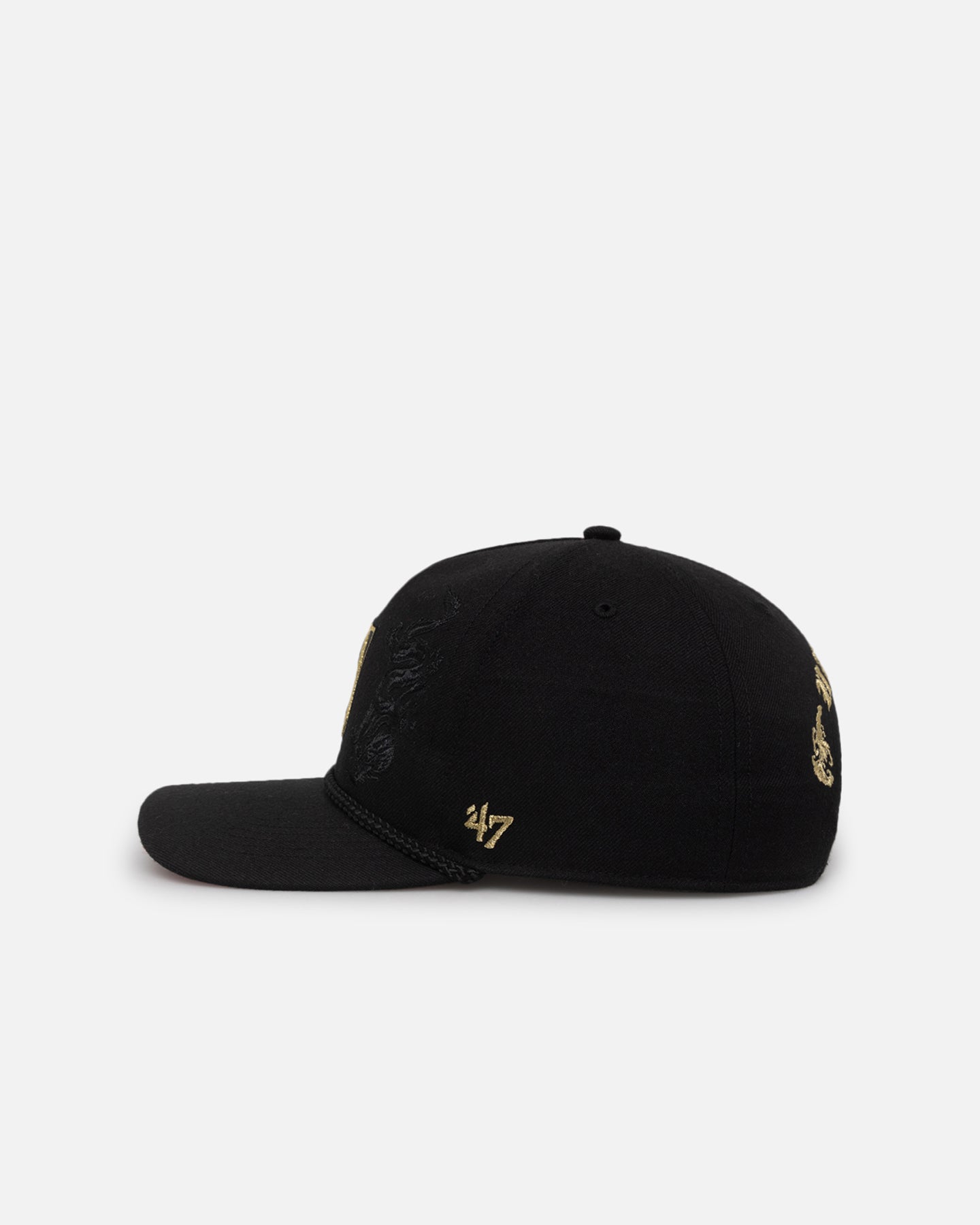 47 Brand Vegas Golden Knights 'Year Of The Dragon' Snapback Black Hat - Official NHL Hockey Cap for Men & Women - Perfect for Sports Fans, Game Day & Streetwear Fashion