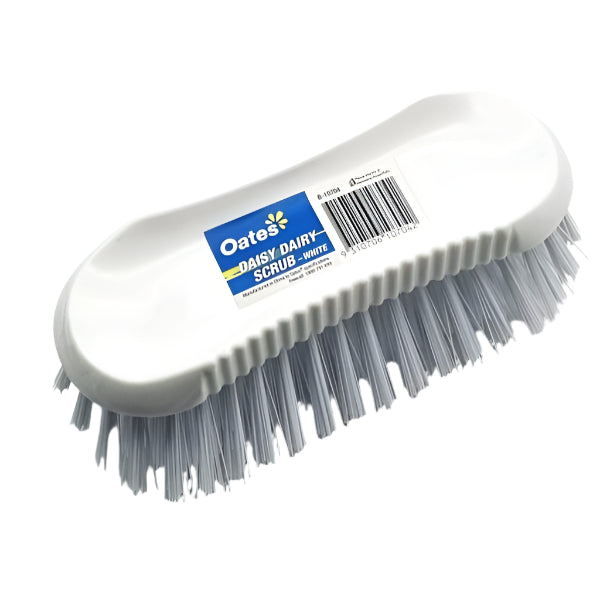 Oates Daisy Dairy Scrub Brush - Heavy Duty Cleaning Brush for Milk Bottles, Jars & Kitchen Utensils - Perfect for Farm, Dairy & Home Kitchen Use