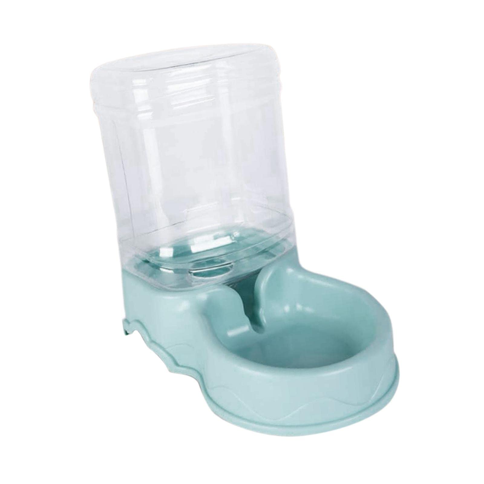 LYLA自动宠物饮水机喂食器 - 蓝色小狗猫粮碗水碗，适合家庭、办公室、户外使用