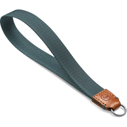 Leica Leather Wrist Strap for Camera - Genuine Leather (Cognac/Petrol) | Compatible with Leica M, Q & SL Series | Perfect for Travel & Street Photography