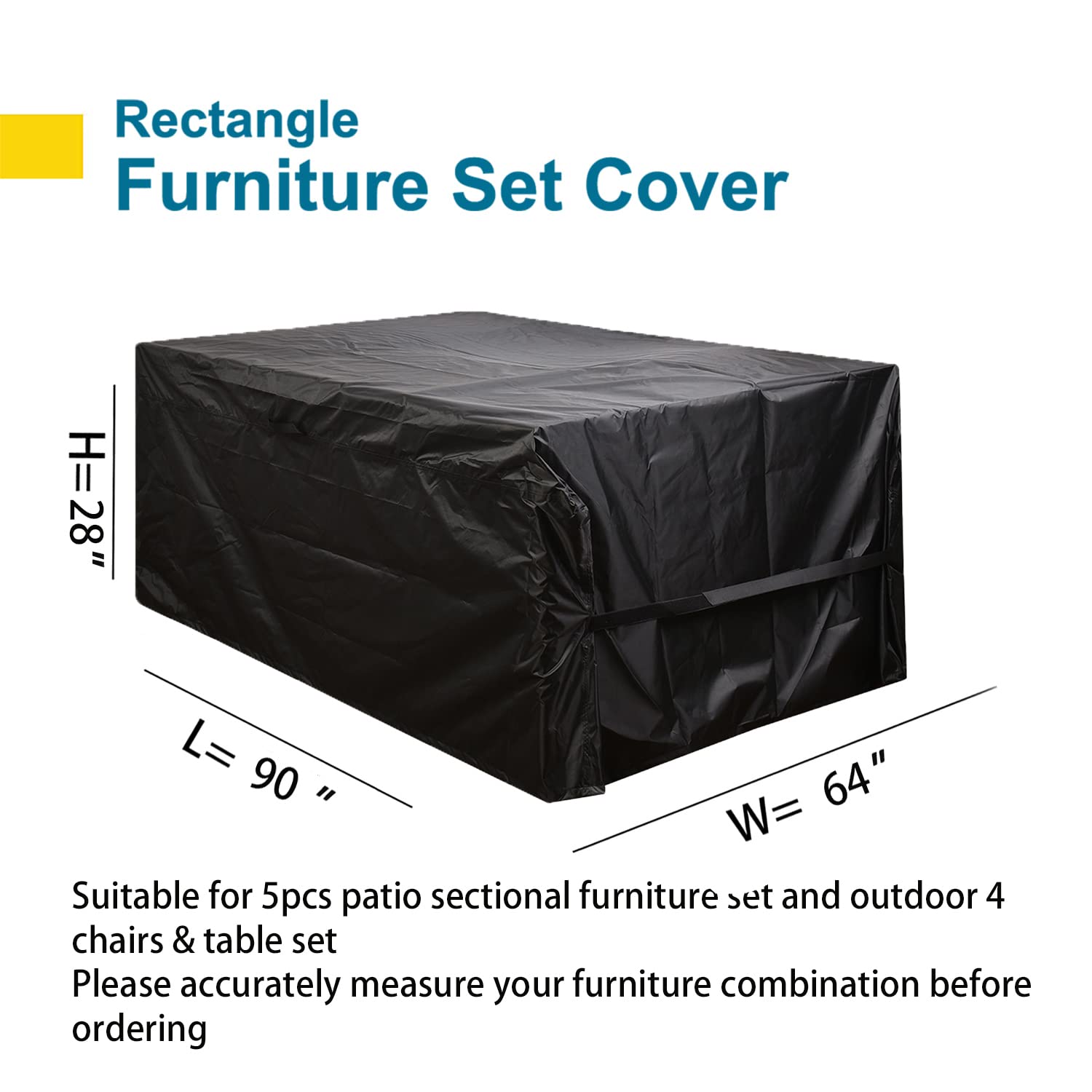 Waterproof Heavy Duty Patio Furniture Covers 90