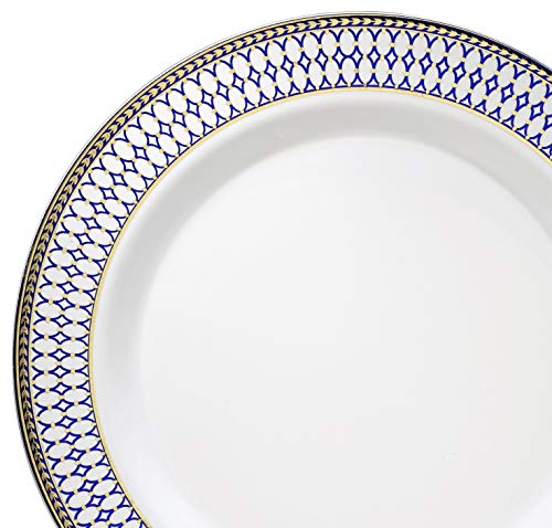 Odyssey in White w/Blue & Silver Rim