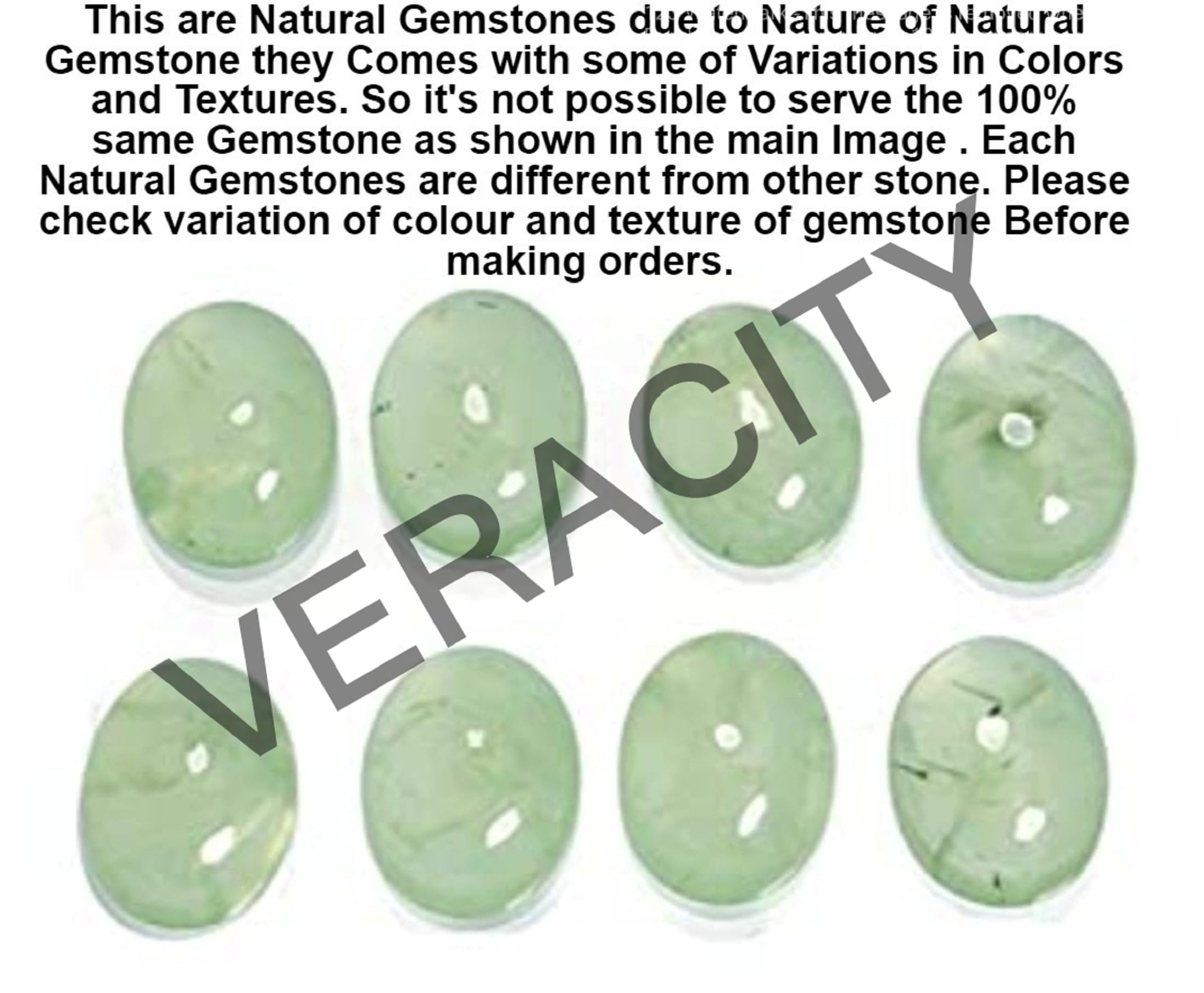 Veracity Jewelry 925 Sterling Silver Prehnite Ring for Women - Handmade Green Gemstone Designer Ring (VSR-763) - Perfect for Weddings, Parties & Everyday Elegance