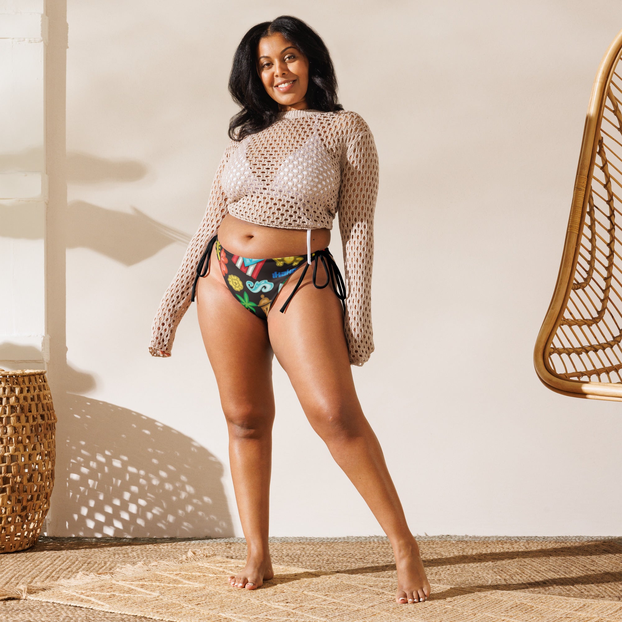 BORI Recycled String Bikini Bottom - Eco-Friendly Swimwear for Women | Perfect for Beach, Pool & Summer Vacations