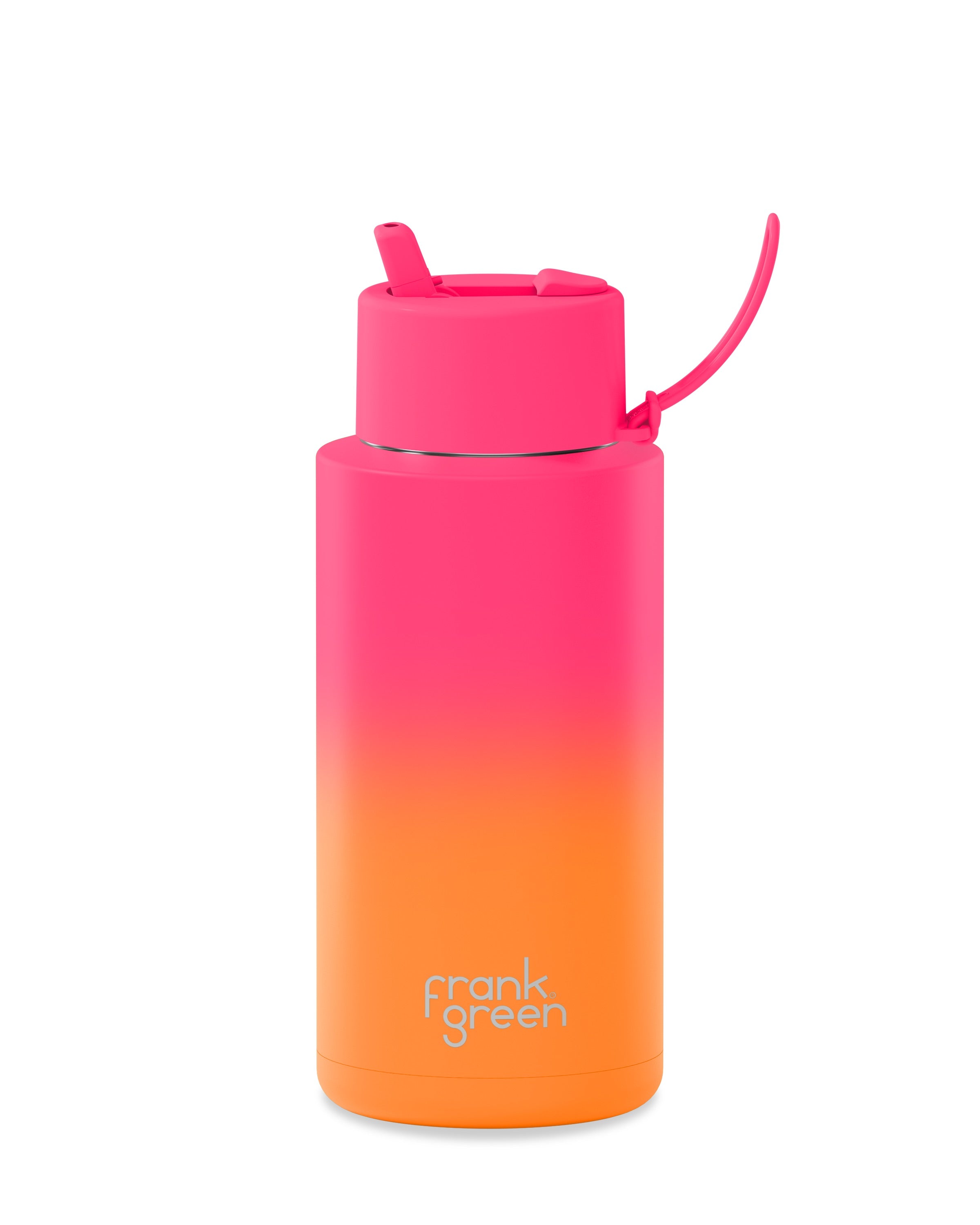Eco-Friendly Gradient Ceramic Reusable 1 Liter Water Bottle - Perfect for Gym, Office & Outdoor Activities