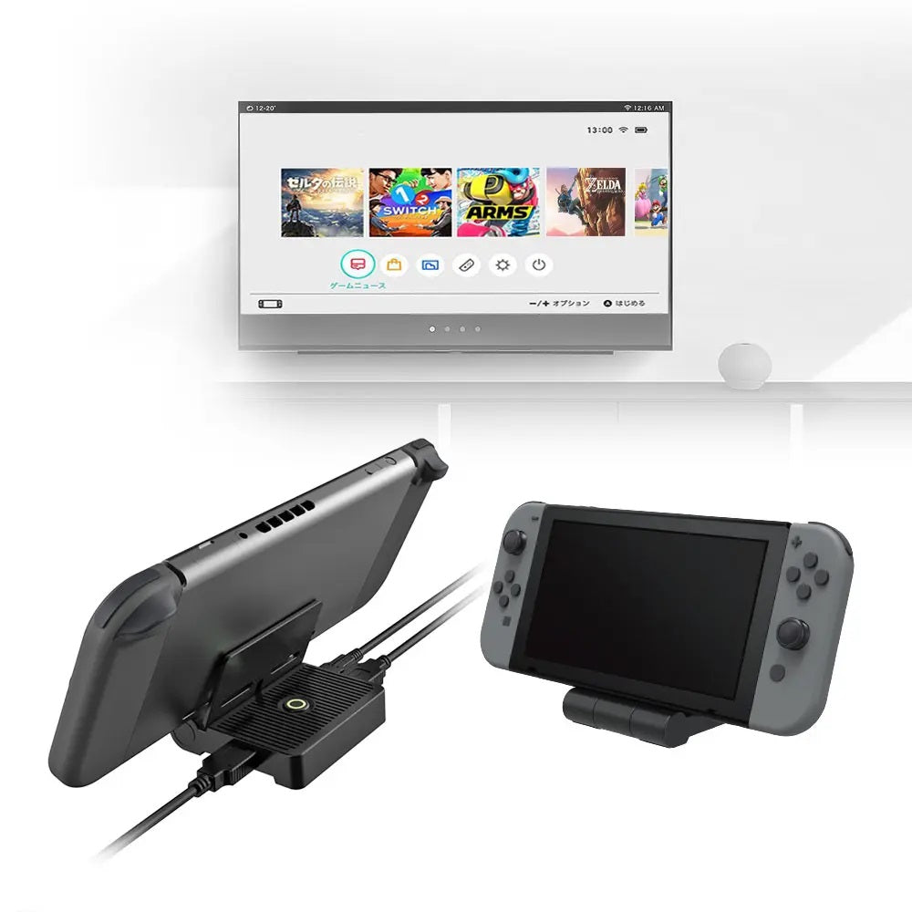 Original Nintendo Switch Dock - Fast Charging & 4K HDMI Output for Gaming & TV Mode | Perfect for Home Entertainment & Travel