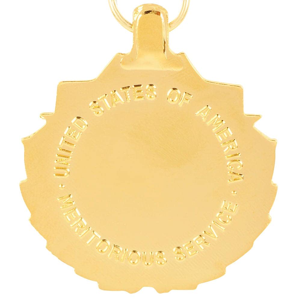 MEDALS OF AMERICA EST. 1976 Meritorious Service Medal (MSM) - Anodized Military Award for Recognition & Honor | Perfect for Veterans Day, Military Ceremonies & Display Cases