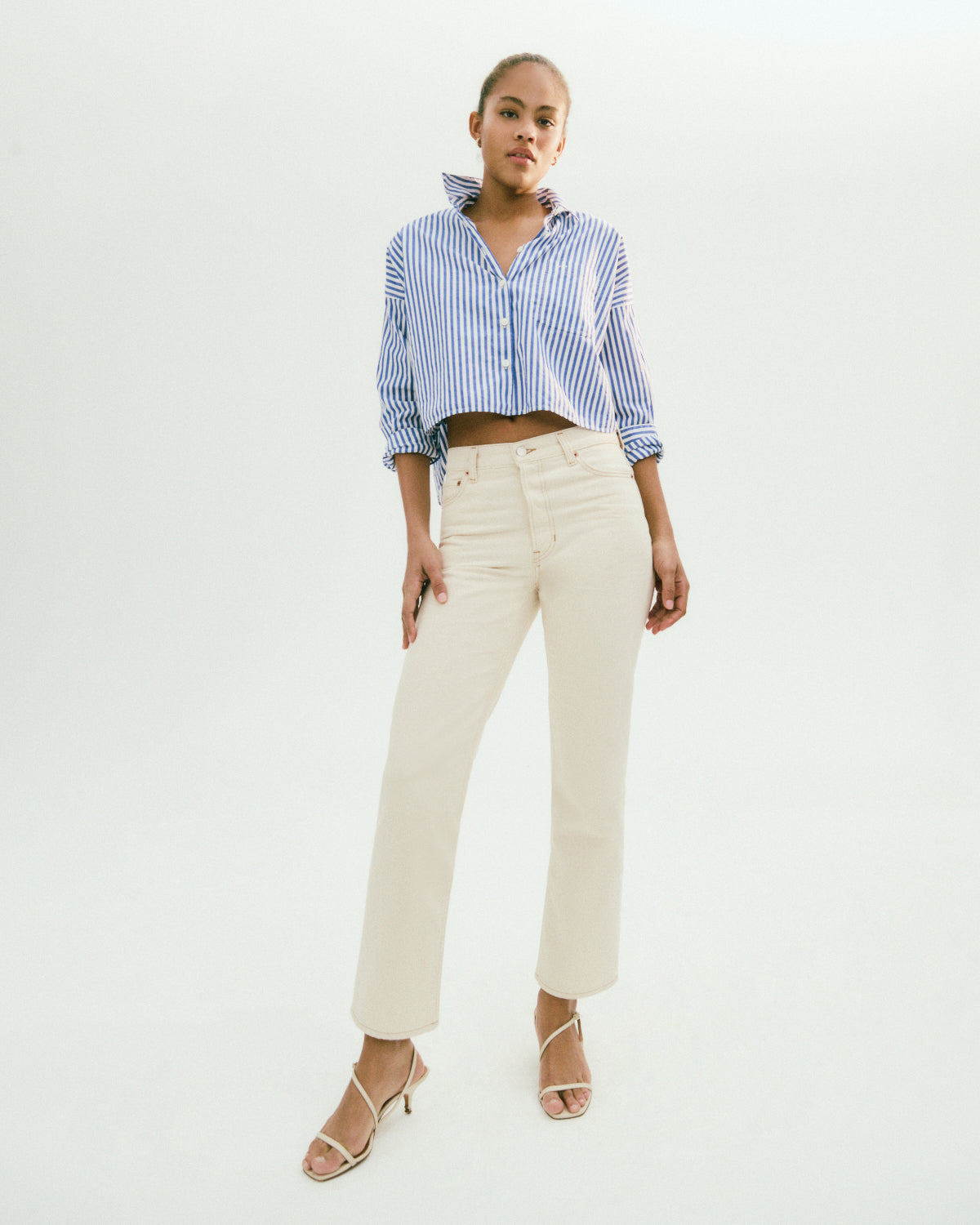 Bev Relaxed Fit Jeans for Women - Comfortable Stretch Denim Pants for Casual Wear & Everyday Outfits