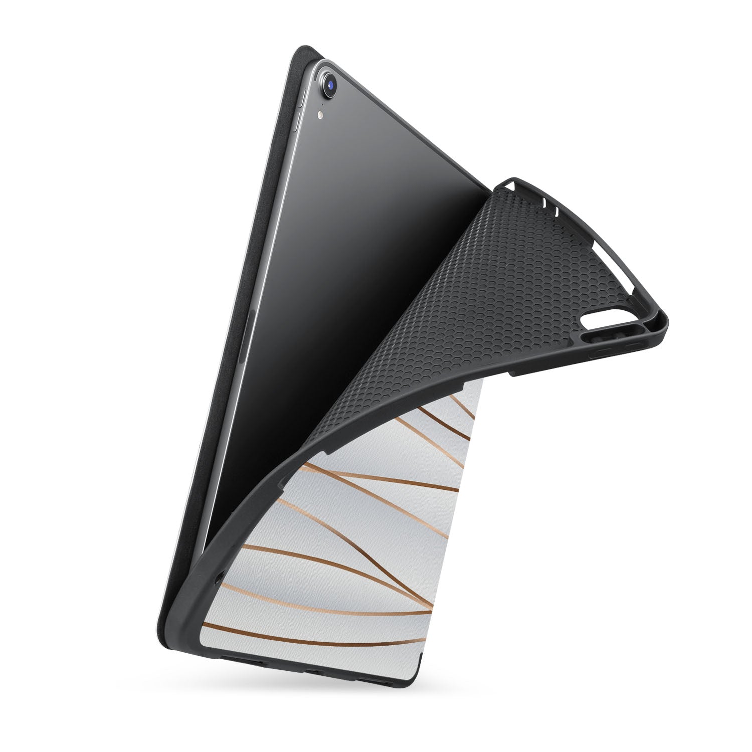 Premium iPad Trifold Case with Auto Sleep/Wake - Slim Protective Cover for iPad Air/Pro (6th/5th/4th Gen) - Perfect for Work, Travel & Home Use