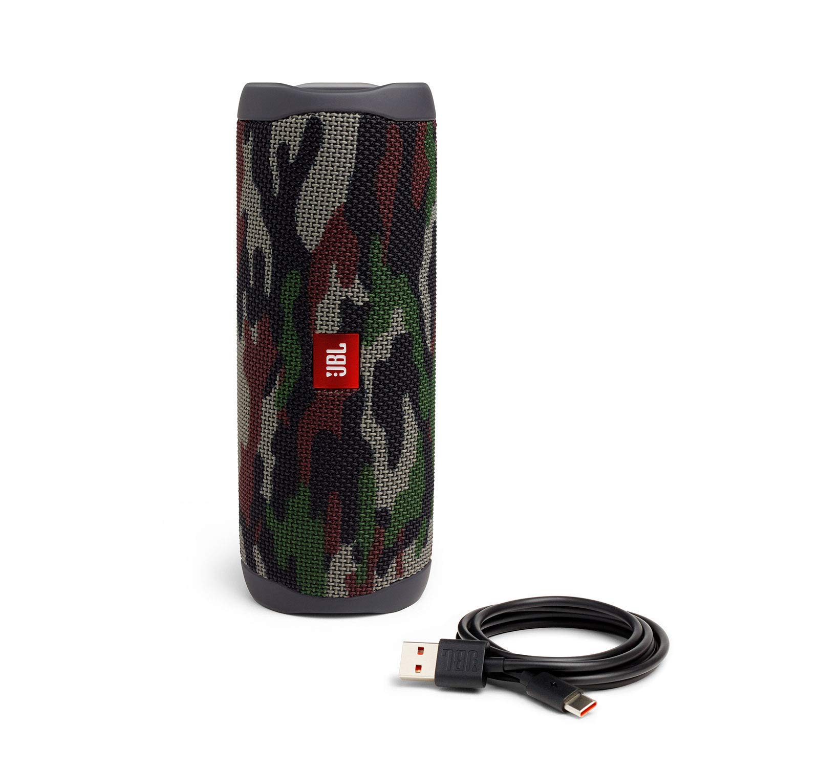 JBL FLIP 5 Waterproof Portable Bluetooth Speaker - Wireless Outdoor Speaker with 12 Hours Playtime, IPX7 Waterproof, JBL Bass Radiator - Perfect for Beach, Pool, Camping & Travel (Renewed)