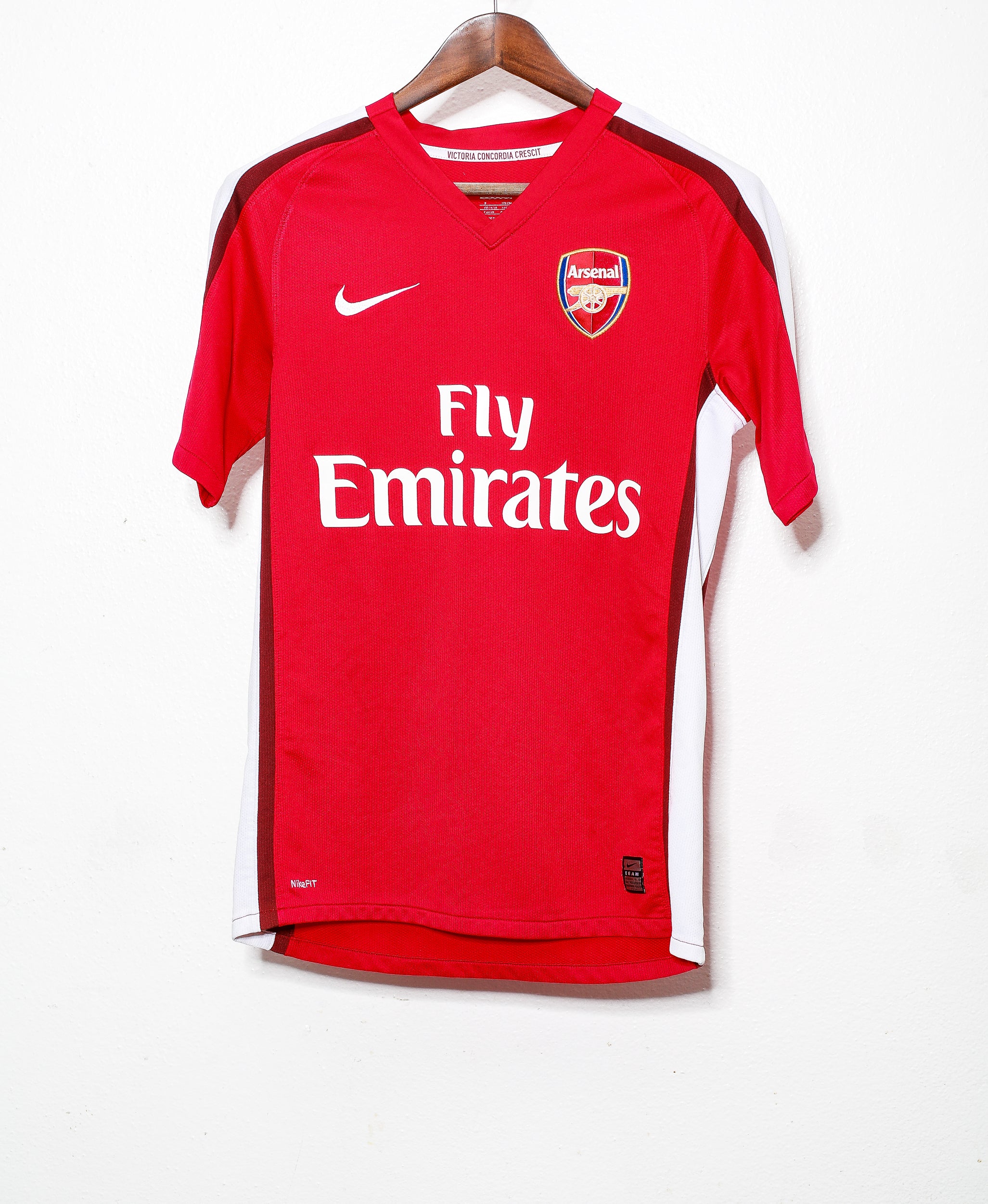 2008 Arsenal FC Home Jersey #12 Carlos Vela Soccer Shirt (Size S) - Perfect for Matchdays, Fan Events, and Collectors