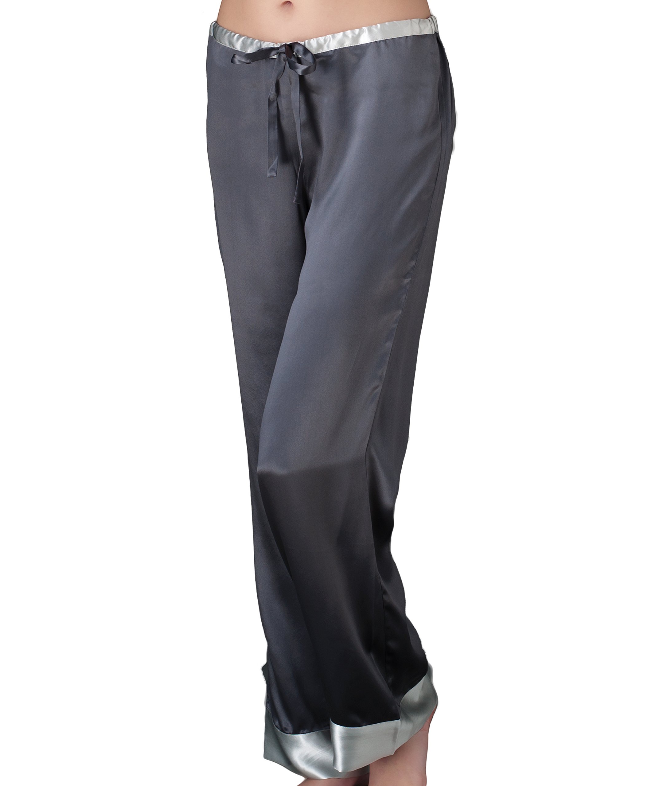 Luxury 100% Pure Silk Pajamas for Women - Classic Fit Sleepwear & Loungewear Set - Perfect for Nighttime Relaxation, Spa Days and Cozy Evenings at Home