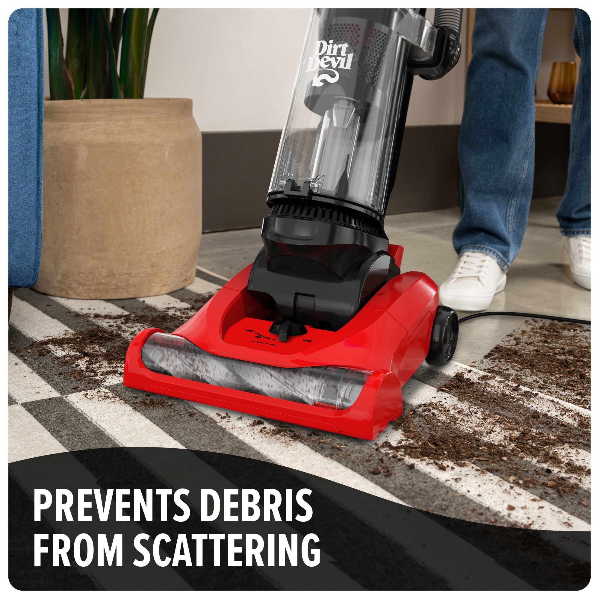 Multi-Surface Upright Vacuum Cleaner for Hardwood Floors, Carpets & Pet Hair - Powerful Home Cleaning for Living Room, Bedroom & Stairs