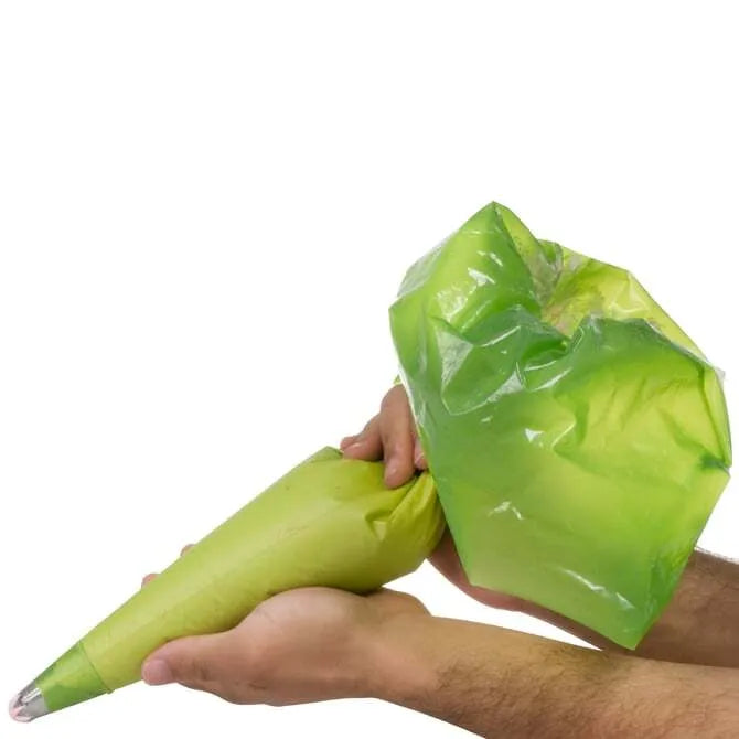 100 Disposable Pastry Bags - Leak Proof & Durable for Cake Decorating, Icing, Piping - Perfect for Bakeries, Home Baking & Party Treats