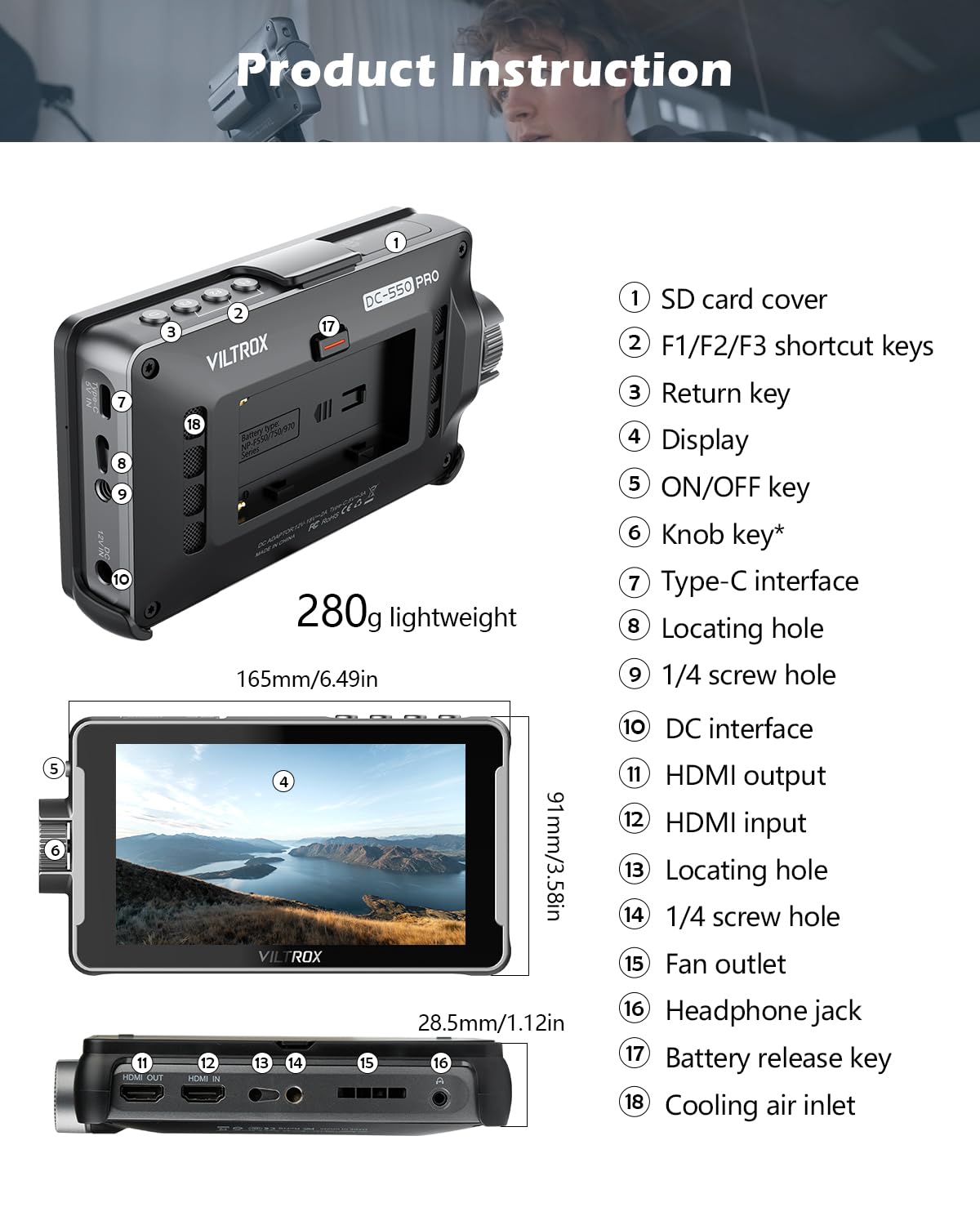 VILTROX DC-550 PRO 5.5
