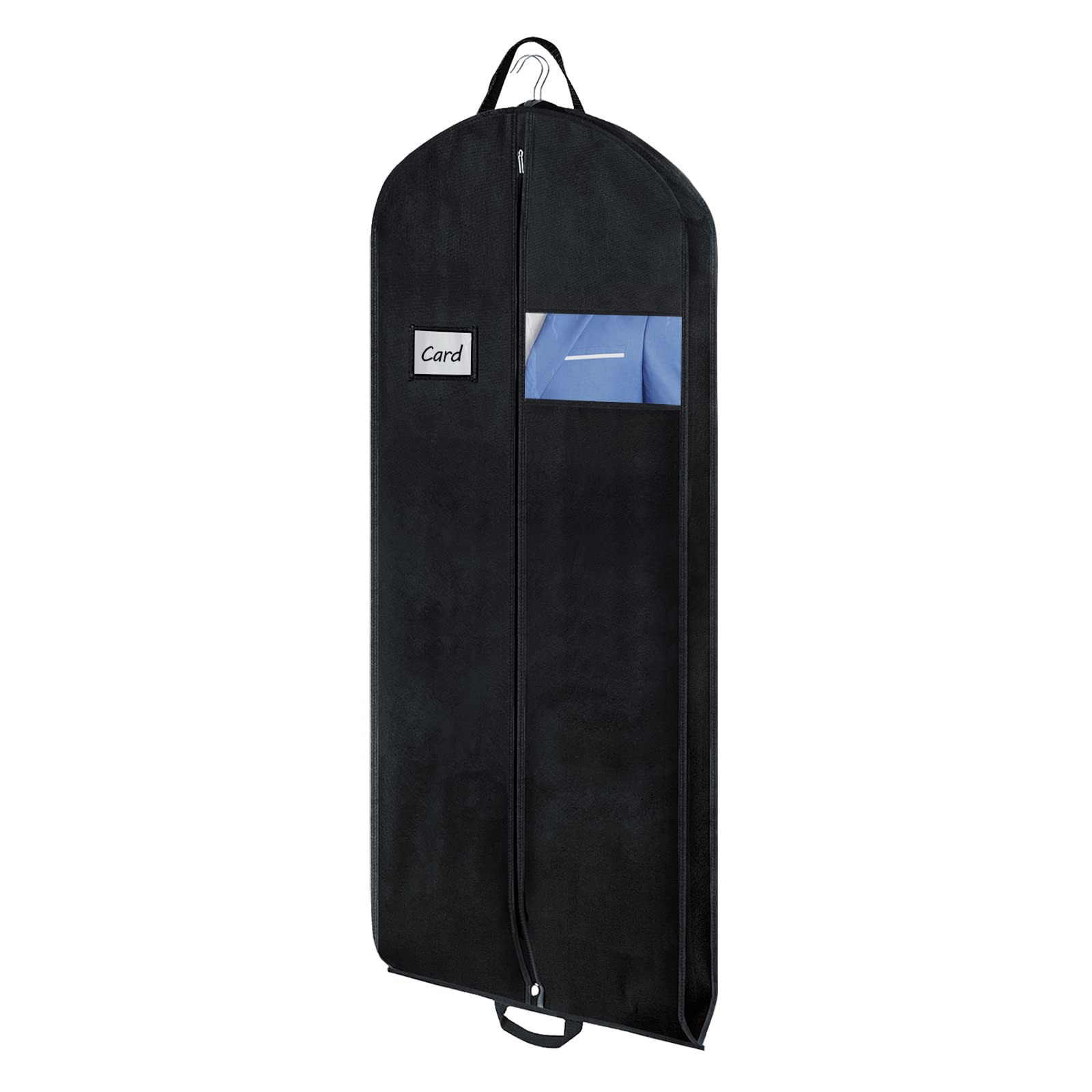 Zilink 54 Inch Breathable Garment Travel Bag for Men - Suit, Coat & Dress Carrier with Clear Window, ID Holder & Gusseted Design | Perfect for Business Trips, Weddings & Air Travel