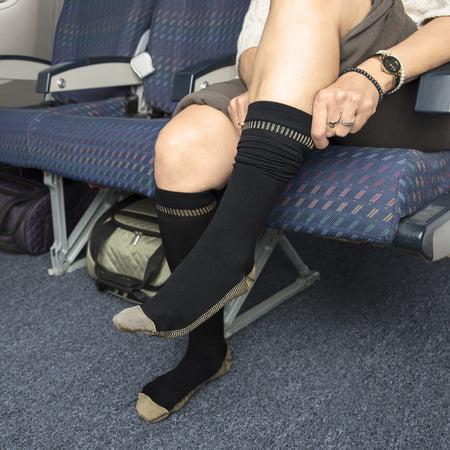 Copper Infused Compression Socks for Women & Men - Medium Support 20-30 mmHg - Circulation & Recovery - Running, Travel, Nursing, Varicose Veins Relief