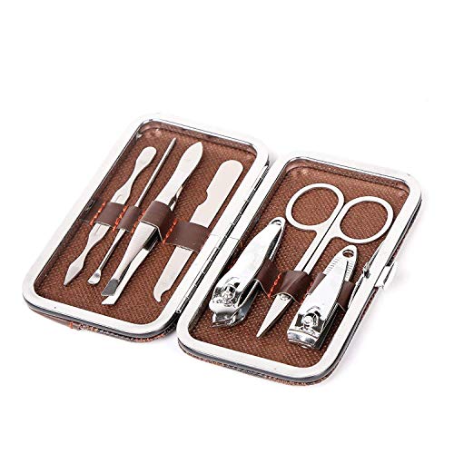 Professional 7-in-1 Manicure & Pedicure Kit - TREE FIT Grooming Set with Nail Clippers, Files & Tools | Perfect for Home Salon, Travel & Personal Nail Care