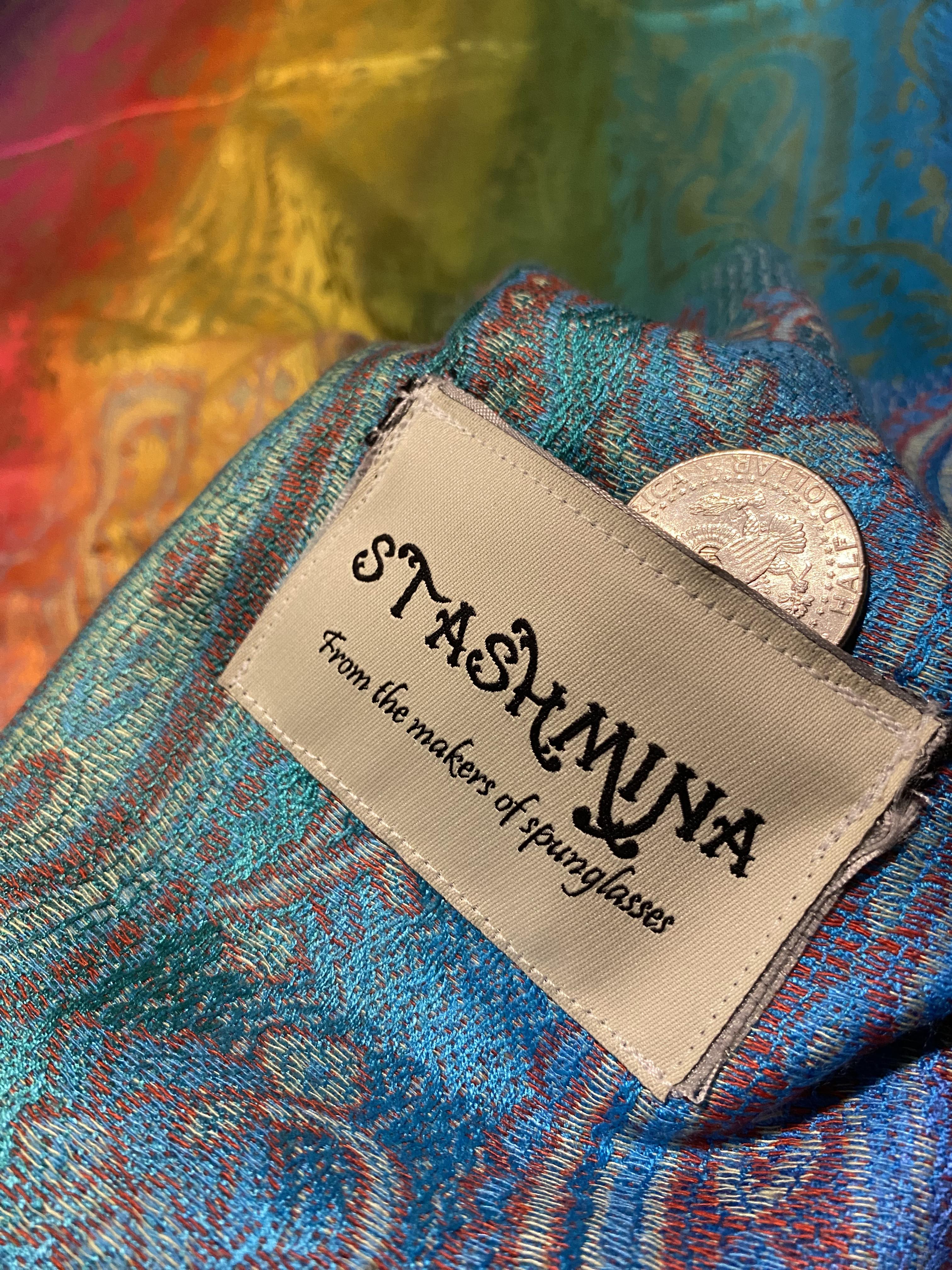 Stashmina Rainbow - Soft & Colorful Cashmere Blend Scarf for Women - Perfect for Winter Fashion, Travel & Gift Giving