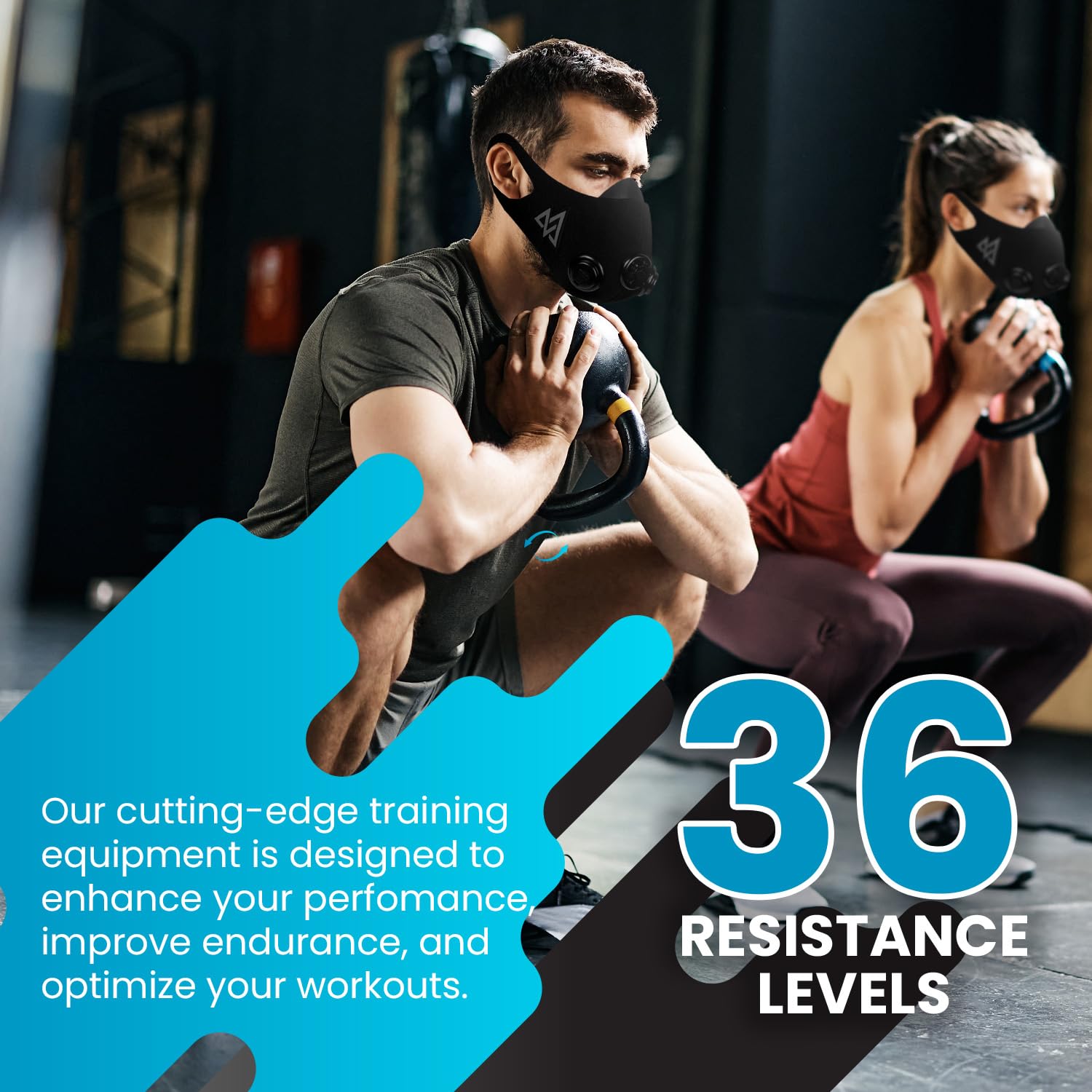 Elevation Training Mask 2.0 - Blackout Edition for High-Altitude Workouts | Breath Resistance Fitness Gear for Running, Cycling & Gym Training | Improve Endurance & Performance