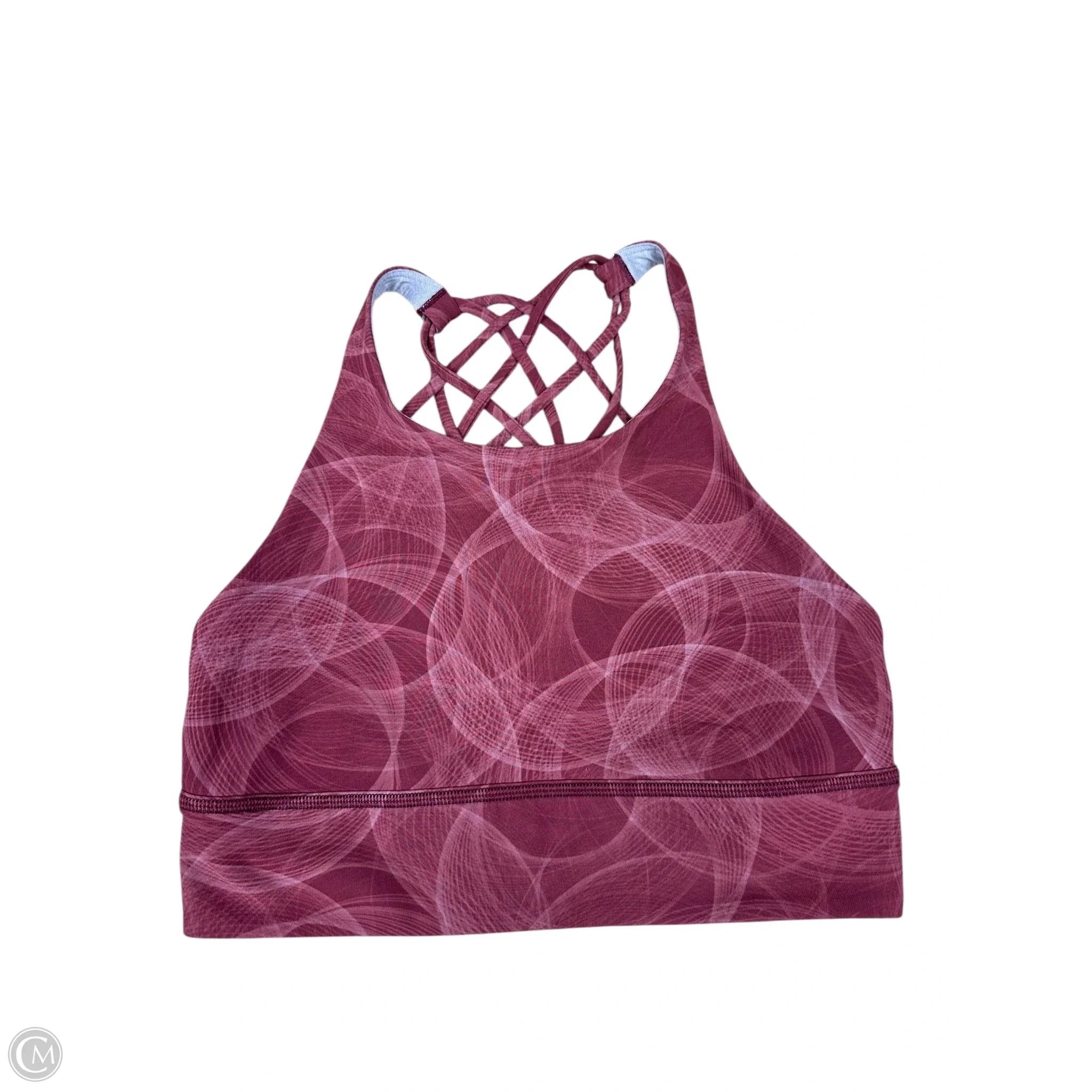 Lululemon Pink Athletic Sports Bra Size 8 - High Support Workout Top for Running, Yoga & Gym