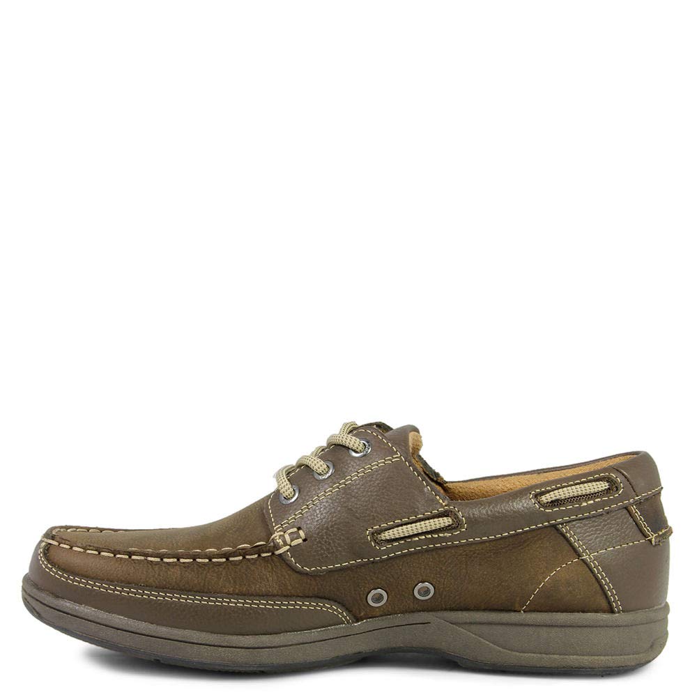 Florsheim Men's Lakeside Oxford Boat Shoe - Classic Leather Casual Slip-On for Men | Perfect for Summer, Boating & Outdoor Activities