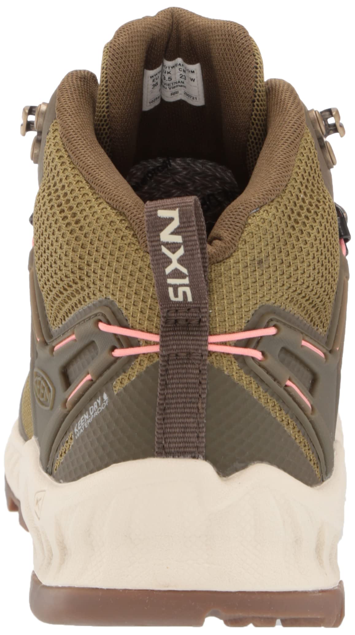 KEEN Women's Nxis Evo Mid Height Waterproof Hiking Boots - Fast Packing, Lightweight & Comfortable for Outdoor Adventures, Trail Running, and Travel