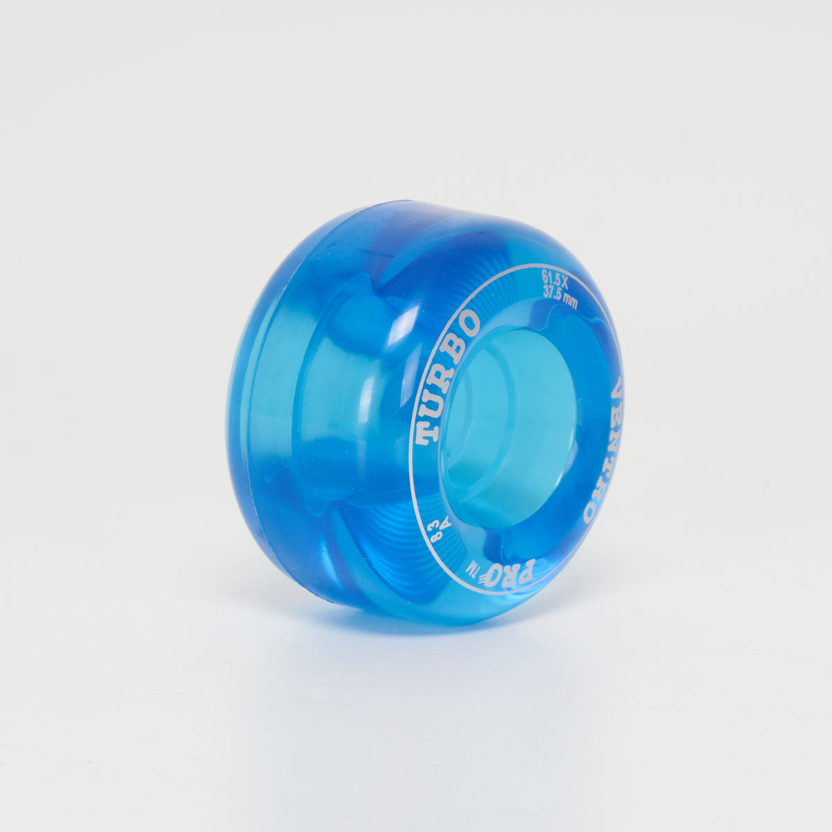 Ventro Pro 61.5mm 83a Skateboard Wheels - Light Blue (Single Wheel) | High Performance for Street Skating & Smooth Rides