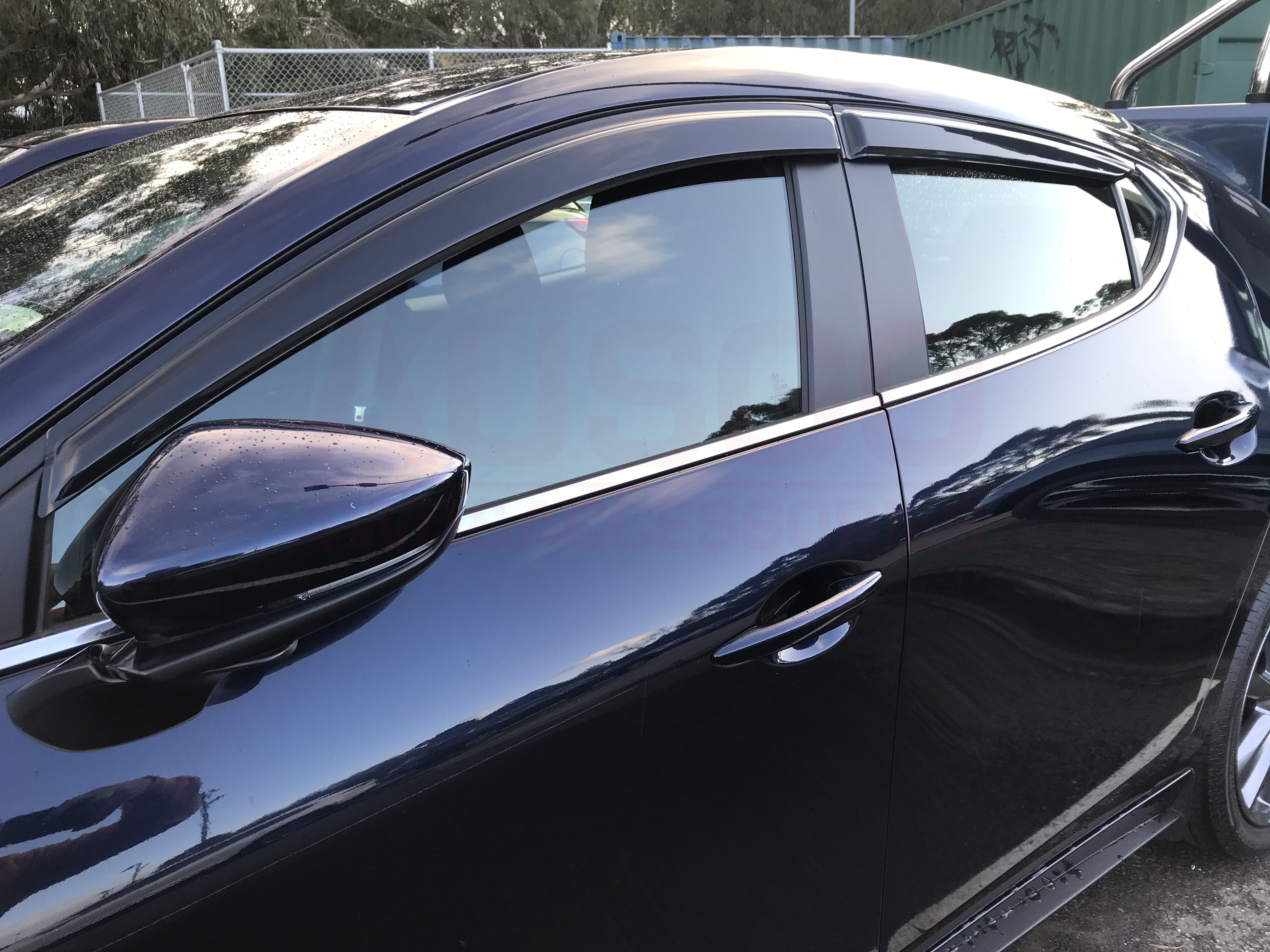 Premium Car Windshield Sun Shade for Mazda 3 BP Hatchback (2019-2024) - UV Protection & Heat Reduction - Perfect for Parking, Travel & Summer Driving