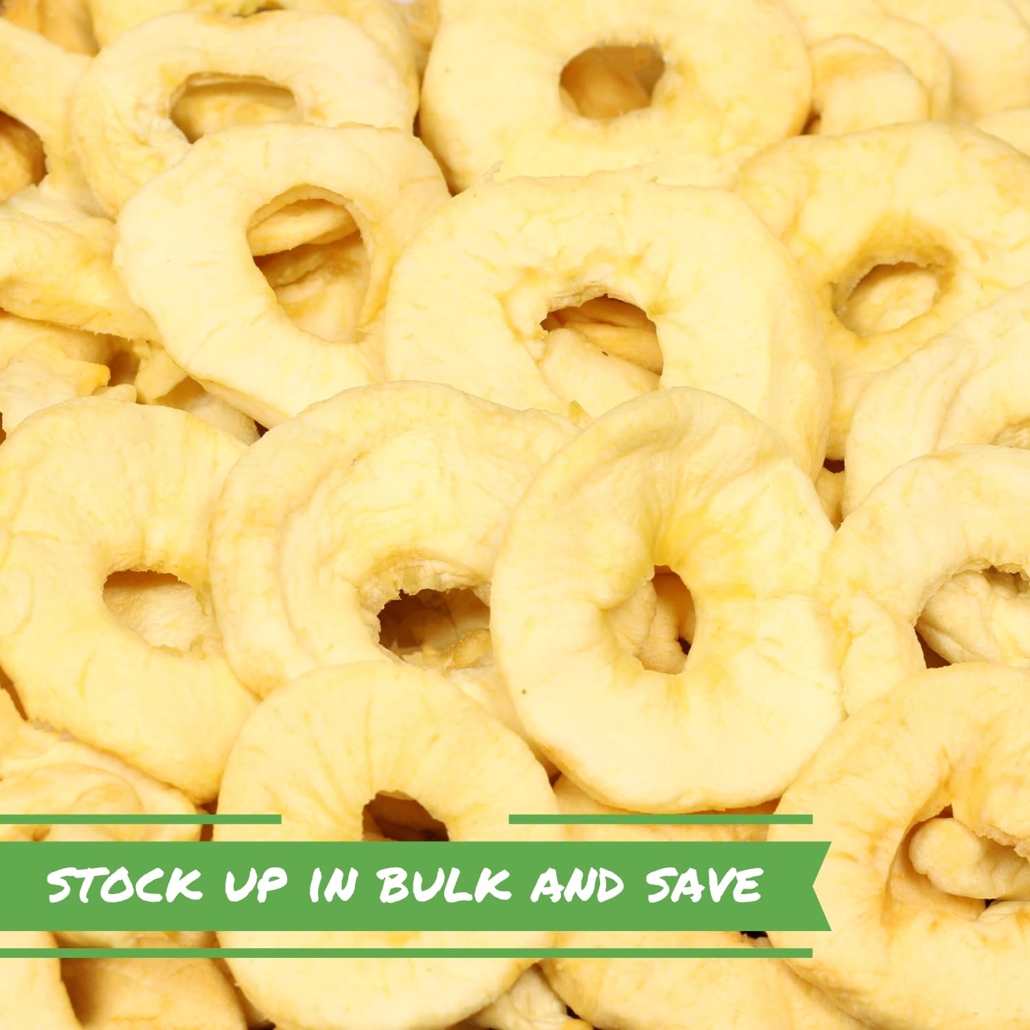 Unsweetened Dried Apple Rings by Its Delish - 24oz Jumbo Pack | No Sugar Added, Vegan & Kosher Certified | Soft Moist Apple Slices for Healthy Snacking | Perfect for Lunchboxes, Hiking & On-the-Go Nutrition