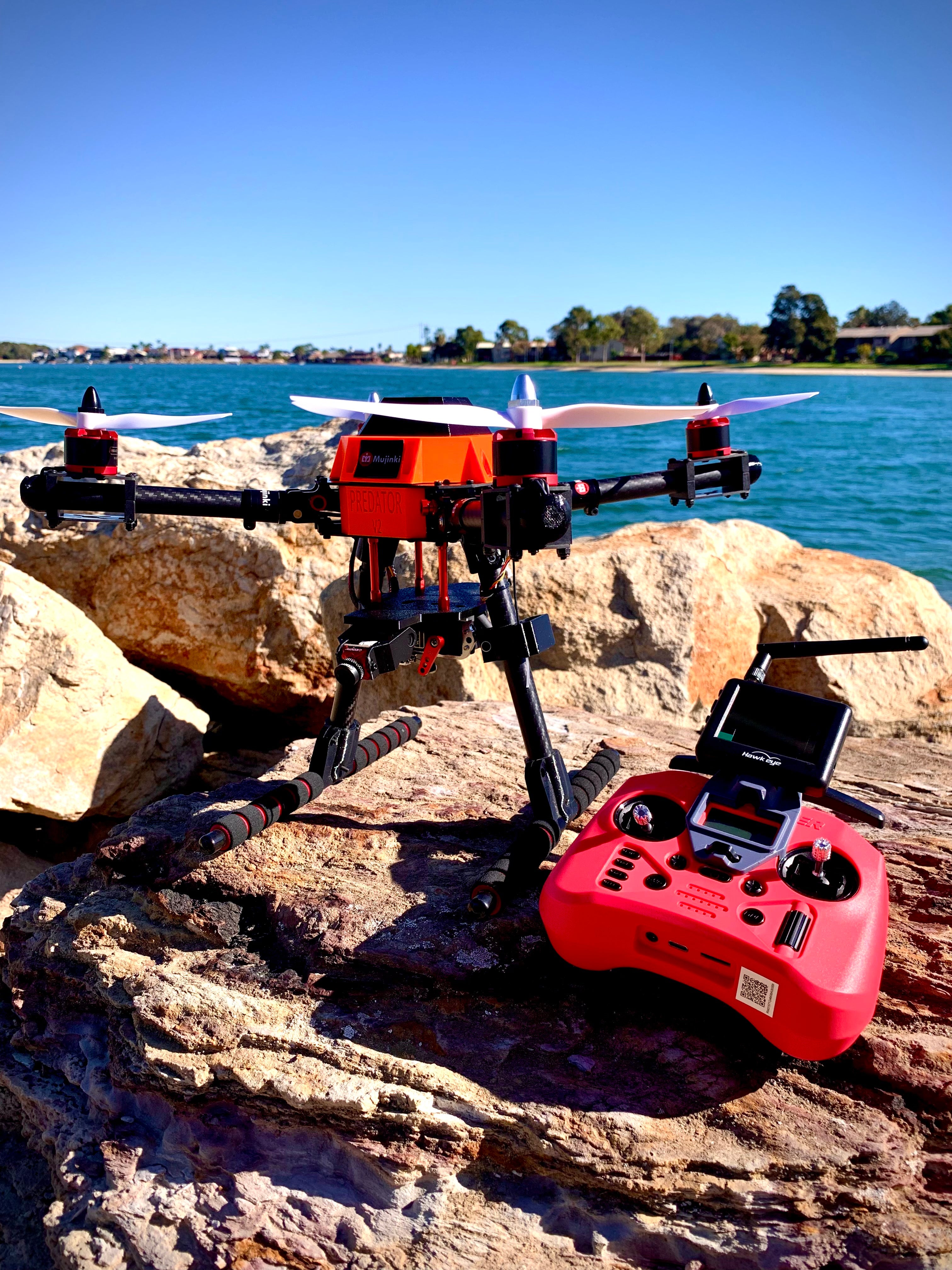 **Mujinki MPD Predator V2 DJI HD Fishing Drone Pro Edition RTF Kit – DJI Digital HD FPV Drone for Fishing & Aerial Photography – Perfect for Saltwater Fishing, Lake Fishing & Outdoor Adventures**