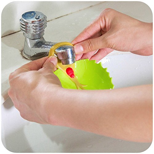 Leaf Design Faucet Cover for Kids - Safe Hand Washing Helper (2PCS) for Bathroom Sink