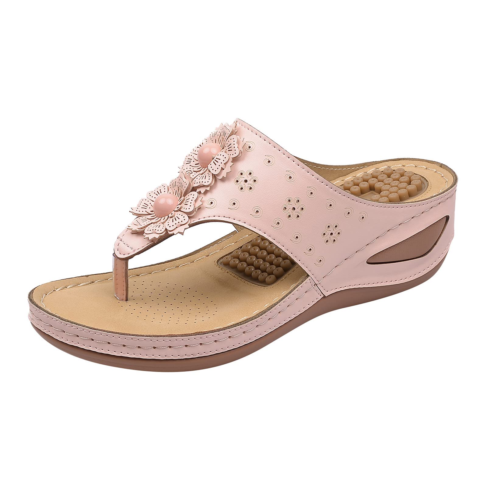 Women's Wedge Sandals Summer Platform Espadrille High Heel Open Toe Roman Shoes - Casual Beach & Party Footwear for Women